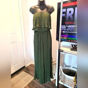 Two Piece Pleated Pants set